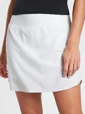 NWT Athleta Run With It Skort, 16", White, 1X